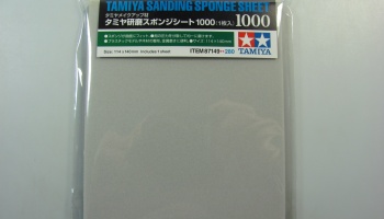 Sanding Sponge Sheet 1000 - Tamiya