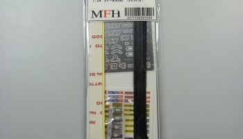 Seat Belt Set Black 1/24 - Model Factory Hiro