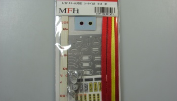 Seat Belt Set Red 1/12 - Model Factory Hiro