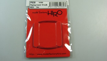 Piping Cord 0,28mm Red - Model Factory Hiro