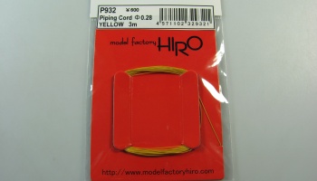 Piping Cord 0,28mm Yellow - Model Factory Hiro