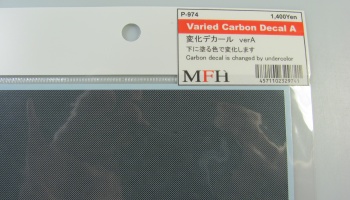 Varied Carbon Decal A - Model Factory Hiro