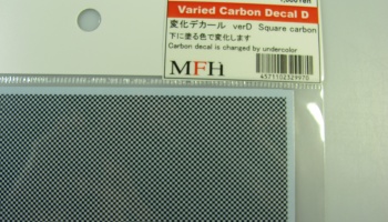 Varied Carbon Decal D - Model Factory Hiro