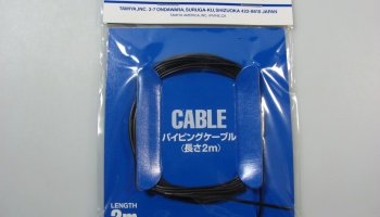 Piping Cable 1 mm Black - Tamiya