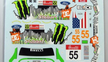 Ford Focus RS WRC 08 K.Block Mexico Rally 2010 - COLORADODECALS