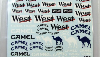 Logo West, Camel - COLORADODECALS