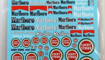 Logo Several Marlboro, Lucky Strike - COLORADODECAL