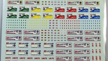Plates 24 Heures LeMans 2003, 2004, 2005, 2006 - COLORADODECAL