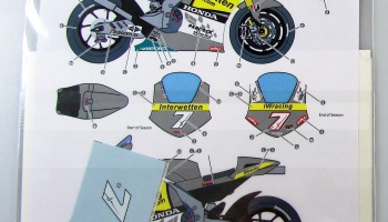 27% SLEVA 27% DISCOUNT - Honda RC212V Interwetten 2010 Moto GP 1/12 - Studio27