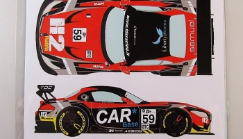 SLEVA  20% DISCOUNT - BMW Z4 GT3 #59 ELMS San Marino 2015 - Racing Decals 43