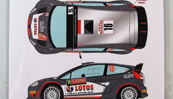 Ford Fiesta WRC #16 Rally Monte Carlo 2015 - Racing Decals 43