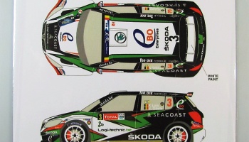 SLEVA - DISCOUNT - Skoda Fabia S2000 #3 Rally Geko Ypres 2014 - Racing Decals 43
