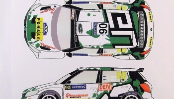 SLEVA 30% DISCOUNT - Skoda Fabia S2000 #90 Rally Finland 2013 - Racing Decals 43