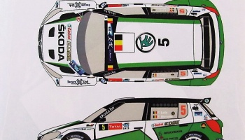 SLEVA - DISCOUNT - Skoda Fabia S2000 #5 Rally Ypres 2013 - Racing Decals 43