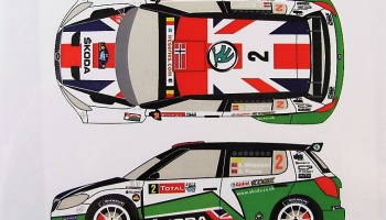 Skoda Fabia S2000 #2 Rally Ypres 2012 - Racing Decals 43