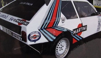 Window Frame Paint Masks 1/24 scale - Lancia Delta S4 - Decalcas