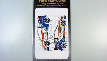 SLEVA 10%  DISCOUNT - Ford Fiesta WRC Rally Sweden 2014 1/24  - MF-Zone