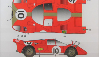 Ferrari 512S Gelo Racing Team #4,6,10, 1970 - Studio27