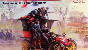 SLEVA 236,-Kč 30% DISCOUNT - Battle of the Marne 1914, Taxi car - ICM