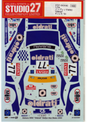 Impreza WRC "OLDRATI" Sanremo 2001 1/24 - Studio27