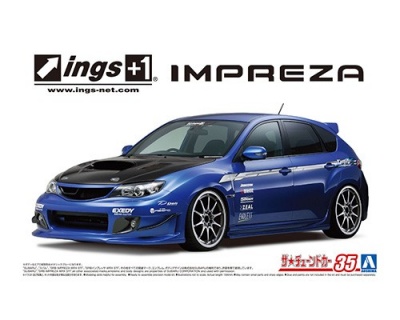 ings GRB IMPRESA WRX STI '07(SUBARU) 1/24 - Aoshima