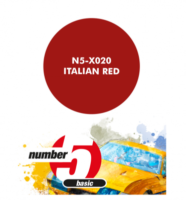 Italian Red  Paint for Airbrush 30 ml - Number 5