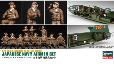 JAPANESE NAVY AIRMEN SET (1:72) - Hasegawa