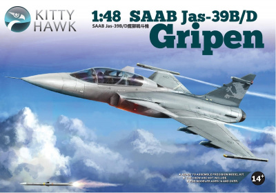 Jas-39B/D Gripen (1:48) - Kitty Hawk