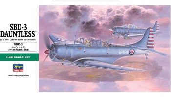 SBD-3 Dauntless (1:48) - Hasegawa