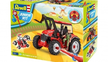 Junior Kit traktor 00815 - Tractor with loader incl. figure (1:20) - Revell