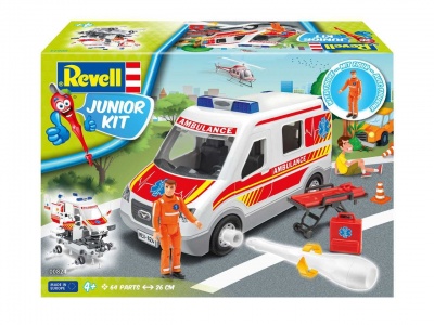 Junior Kit auto 00824 - Ambulance Car (1:20) - Revell