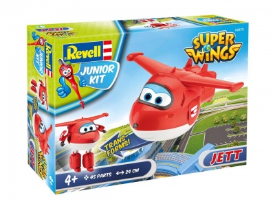 Junior Kit letadlo 00870 - Super Wings Jett (1:20)