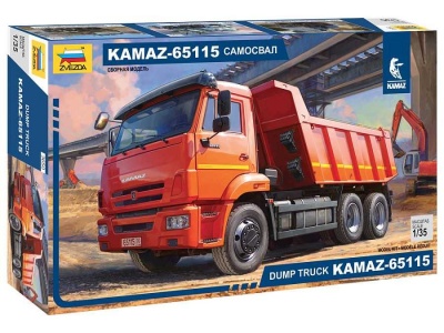 Kamaz 65115 dump truck (1:35) Model Kit auta 3650 - Zvezda