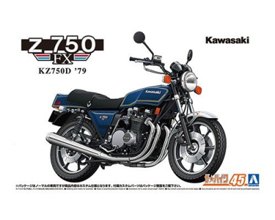 Kawasaki KZ750D Z750FX '79 Custom 1/12 - Aoshima