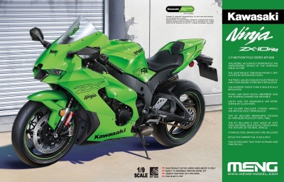 Kawasaki Ninja ZX-10RR 1/9 - Meng Model