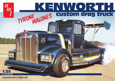 KENWORTH CUSTOM DRAG TRUCK (TYRONE MALONE) 1:25 - AMT