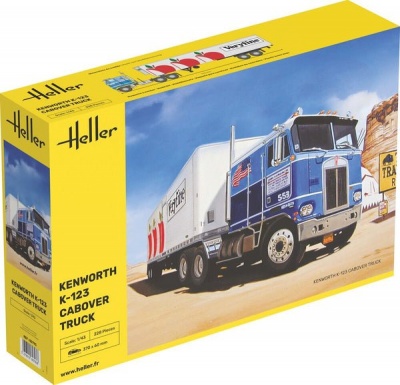 Kenworth K-123 Cabover Truck 1/43 - Heller