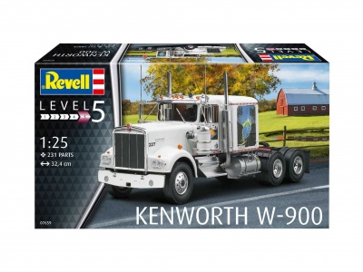 Kenworth W-900 (1:25) Plastic Model Kit Truck 07659 - Revell