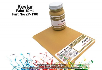 Kevlar Coloured Paint 60ml - Zero Paints