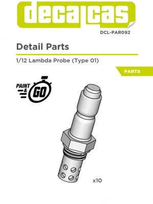 Lambda probe - Type 1 1/12 - Decalcas