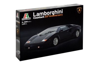 LAMBORGHINI COUNTACH 25th Anniversary (1:24) Model Kit 3684 - Italeri