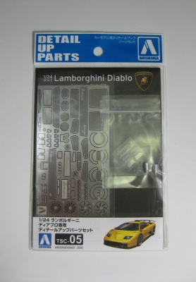 Lamborghini Diablo GT Detail Up Parts 1/24 - Aoshima