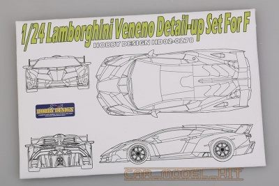 Lamborghini Veneno Detail-up Set For F - Hobby Design