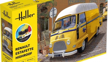 SLEVA 153,- Kč 20% DISCOUNT RETRO Starter kit ESTAFETTE HIGH ROOF 1/24 - Heller