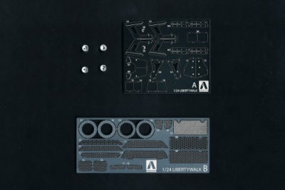 LB WORKS R35 GT-R DETAIL UP PARTS 1/24 - Aoshima
