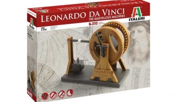 SLEVA - DISCOUNT - Leonardo Da Vinci - The Marvellous Machines -Leverage Crane - Italeri