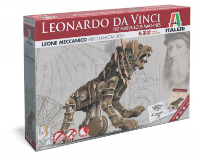 Leonardo Da Vinci - MECHANICAL LION (31,5 cm) - Italeri