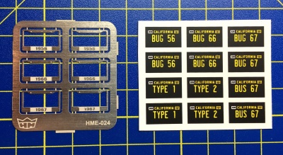 License plate frames + license plates 3 1:24  1:25 - Highlight Model Studio