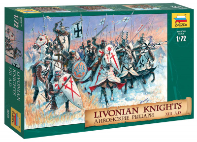 Livonian Knights XIII-XIV A. D. (1:72) - Zvezda
