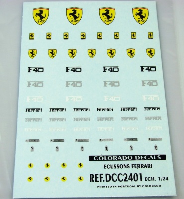Logo Ferrari B - COLORADODECALS